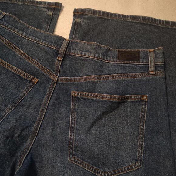 WOMEN'S SCOOP WIDE-LEGGED DARK WASH JEANS - SIZE 12 - Picture 4 of 5